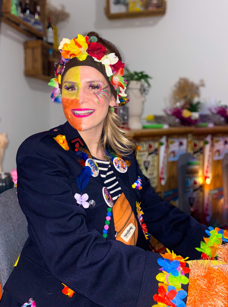 Louise déguisée à l'occasion du Carnaval de Dunkerque