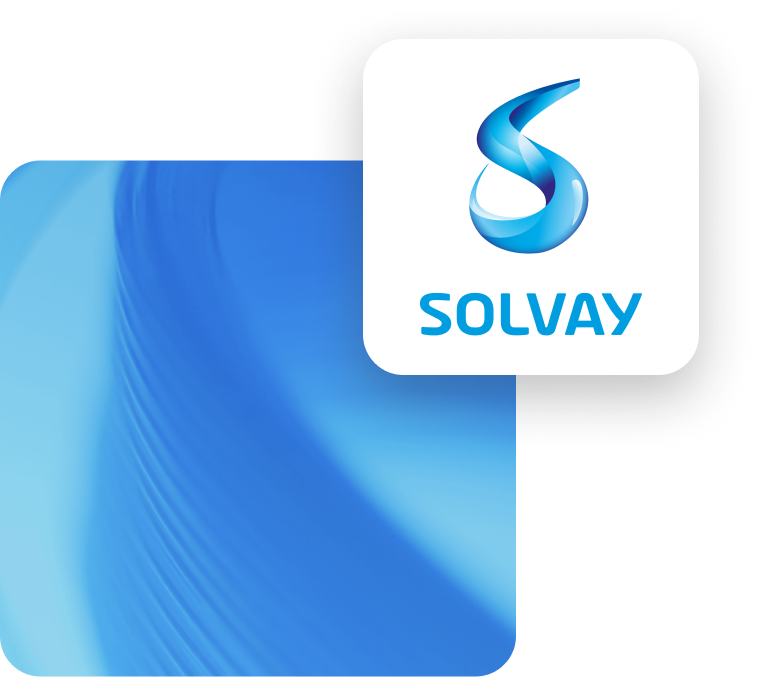 Logo du groupe Solvay, acteur majeur de la chimie