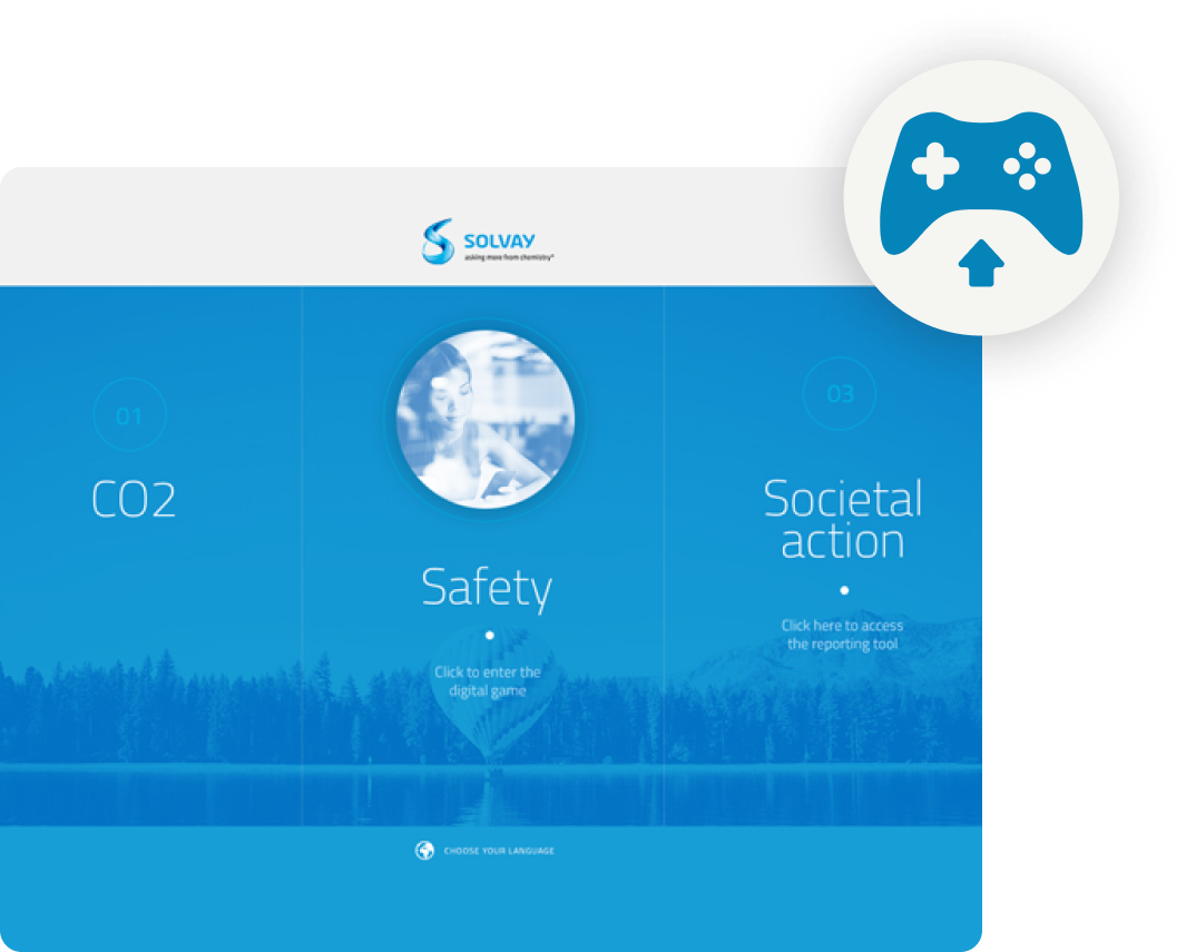 page d'accueil de Solway Way, dispositif d'engagement des collaborateurs