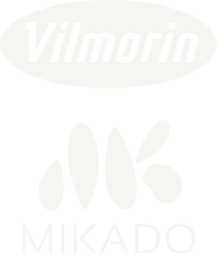 logo Vilmorin-Mikado, entreprise spécialisée dans la sélection, la production et la commercialisation de semences potagères